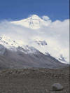 Die sch�nste Aussicht bis her, der Mont Everest in 15km Entfernung
